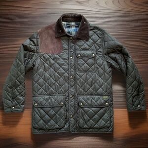 VTG POLO RALPH LAUREN Kempton Men's L Olive Green Puffer Quilted Hunting Jacket
